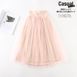 MIDI Mauve Skirt Spring/Summer Tulle Tutu Mesh Skirt