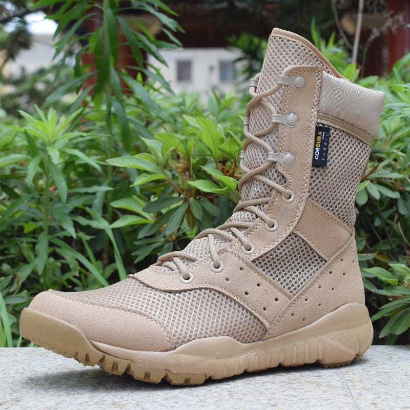 Hiking Shoes Summer Desert Boots Men and Women Combat Boots Lightweight Combat Boots