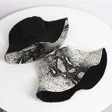 Bucket Hat Fishing Cap Cotton Print Fisherman Hat Hat Female Summer Outdoor Sun Hat
