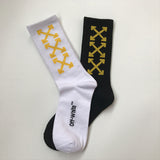 Off White Socks Tube Socks Autumn and Winter Long Tube Men's Socks