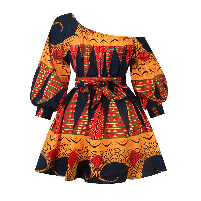 African Dashiki Dress Skirt Summer Print