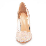 Nude Heels for Wedding High Heel Pointed-Toe Women's Shoes