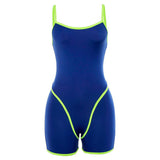 Jumpsuits Spring New Women's Sexy Backless Yoga Fitness One-Piece Shorts