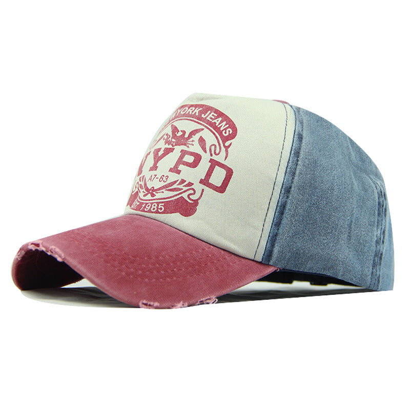 Ball Caps Pure Cotton Washed Baseball Cap Sun Hat