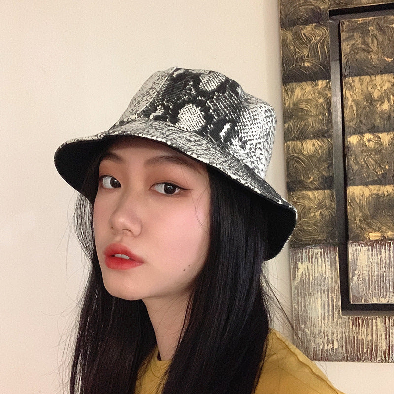 Bucket Hat Fishing Cap Cotton Print Fisherman Hat Hat Female Summer Outdoor Sun Hat