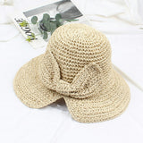 Summer Hats Straw Hat Female Spring and Summer Solid Color Vacation Beach Sun Hat
