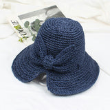 Summer Hats Straw Hat Female Spring and Summer Solid Color Vacation Beach Sun Hat