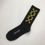 Off White Socks Tube Socks Autumn and Winter Long Tube Men's Socks