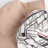 Bucket Hat Fishing Cap Cotton Print Fisherman Hat Bucket Hat Summer Hat Female Outdoor Sun Hat Tide