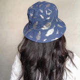 Bucket Hat Fishing Cap Cotton Print Fisherman Hat Fashion Printing Summer Cotton Casual