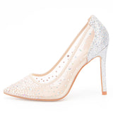 Nude Heels for Wedding High Heel Pointed-Toe Women's Shoes