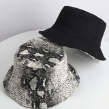 Bucket Hat Fishing Cap Cotton Print Fisherman Hat Hat Female Summer Outdoor Sun Hat