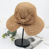 Summer Hats Straw Hat Female Spring and Summer Solid Color Vacation Beach Sun Hat