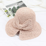 Summer Hats Straw Hat Female Spring and Summer Solid Color Vacation Beach Sun Hat