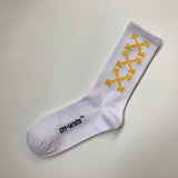 Off White Socks Tube Socks Autumn and Winter Long Tube Men's Socks