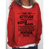 Yes I M Cold Sweatshirts round Neck Sweater Autumn and Winter