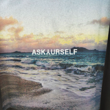 Askyurself T Shirt Wave Printed Letter 3M Reflective