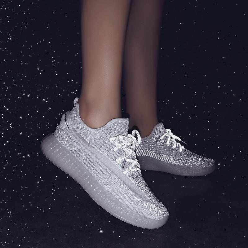 designer Sneaker Shoes Couple Reflective Casual Sneakers for Women Running Shoes