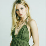 Coachella Music Festival Outfits Short Skirt Cotton Dress