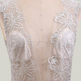 Women Lace Wedding Dress Women's Dress Banquet Evening Dress Lace Split Long Dress