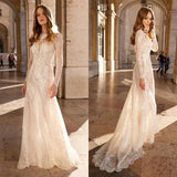 Women Lace Wedding Dress Fashion Women's Wear Sexy Lace See-through Dress