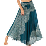 Gypsy Girl Outfits Skirt Beach Vacation Dress Two-Way Large Swing Skirt