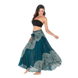 Gypsy Girl Outfits Skirt Beach Vacation Dress Two-Way Large Swing Skirt