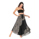 Gypsy Girl Outfits Skirt Beach Vacation Dress Two-Way Large Swing Skirt
