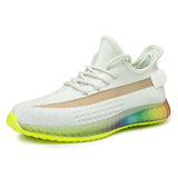designer Sneaker Shoes Transparent Colorful Bottom Coconut Shoes Men's Sports Men's Shoes Breathable Running Shoes Summer