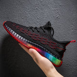 designer Sneaker Shoes Colorful Bottom Men's Sports Shoes Breathable Running Shoes Summer