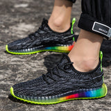 designer Sneaker Shoes Colorful Bottom Men's Sports Shoes Breathable Running Shoes Summer