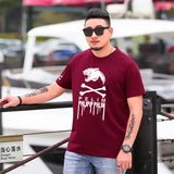 Skull T Shirt Summer Menswear plus Size Loose Short Sleeve T-shirt