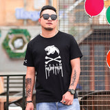 Skull T Shirt Summer Menswear plus Size Loose Short Sleeve T-shirt