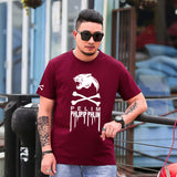 Skull T Shirt Summer Menswear plus Size Loose Short Sleeve T-shirt