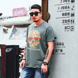 Skull T Shirt Men's Summer Casual Printed Short Sleeves