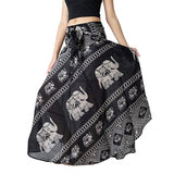 Gypsy Girl Outfits Skirt Beach Vacation Dress Two-Way Big Swing Skirt Belly Dance