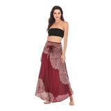 Gypsy Girl Outfits Skirt Beach Vacation Dress Two-Way Large Swing Skirt