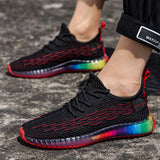 designer Sneaker Shoes Colorful Bottom Men's Sports Shoes Breathable Running Shoes Summer