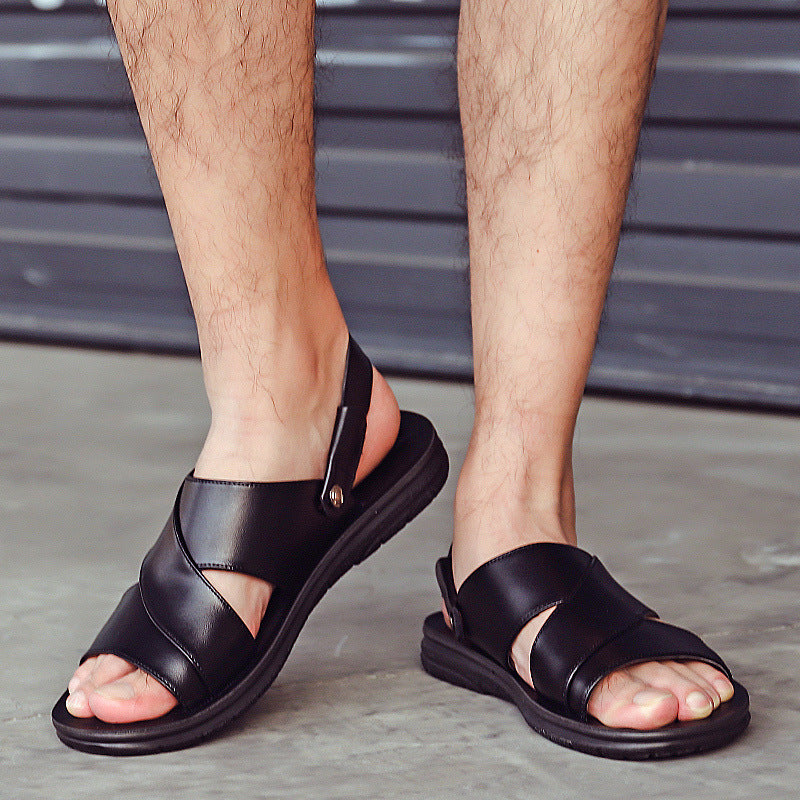 Men Sandals Indoor and Outdoor Beach Sandals Sport Flip Flops Comfort Casual Sandal Summer Men's Casual Breathable