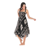 Gypsy Girl Outfits Skirt Beach Vacation Dress Two-Way Big Swing Skirt Belly Dance