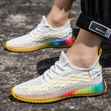 designer Sneaker Shoes Colorful Bottom Men's Sports Shoes Breathable Running Shoes Summer