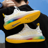 designer Sneaker Shoes Colorful Bottom Men's Sports Shoes Breathable Running Shoes Summer