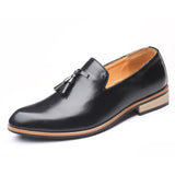 Men's Dress Shoes Classic Leather Oxfords Casual Cushioned Loafer Men's Casual Leather Shoes Business Casual Fashion