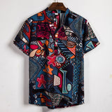 Camp Collar Shirt Printed Shirt Floral Print