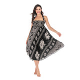 Gypsy Girl Outfits Skirt Beach Vacation Dress Two-Way Big Swing Skirt Belly Dance