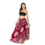 Gypsy Girl Outfits Skirt Beach Vacation Dress Two-Way Big Swing Skirt Belly Dance
