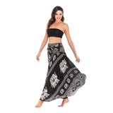 Gypsy Girl Outfits Skirt Beach Vacation Dress Two-Way Big Swing Skirt Belly Dance
