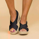 Women Platform Sandals Summer Plus Size High Heel Sandals