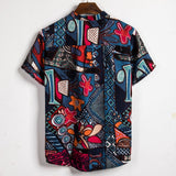 Camp Collar Shirt Printed Shirt Floral Print