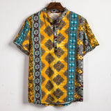 Camp Collar Shirt Floral Short Sleeve Shirt
